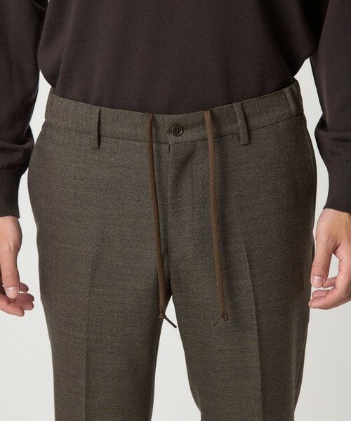 green label relaxing / グリーンレーベル リラクシング スラックス・ドレスパンツ | A+ TWPU ホームスパン スタンダード イージー スラックス -ウォッシャブル・ストレッチ- | 詳細7