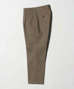 green label relaxing / グリーンレーベル リラクシング スラックス・ドレスパンツ | DC コットン 1プリーツ ストレート ドレスチノ パンツ