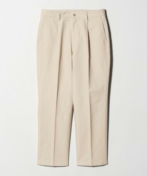 green label relaxing / グリーンレーベル リラクシング スラックス・ドレスパンツ | DC コットン 1プリーツ ストレート ドレスチノ パンツ | 詳細6