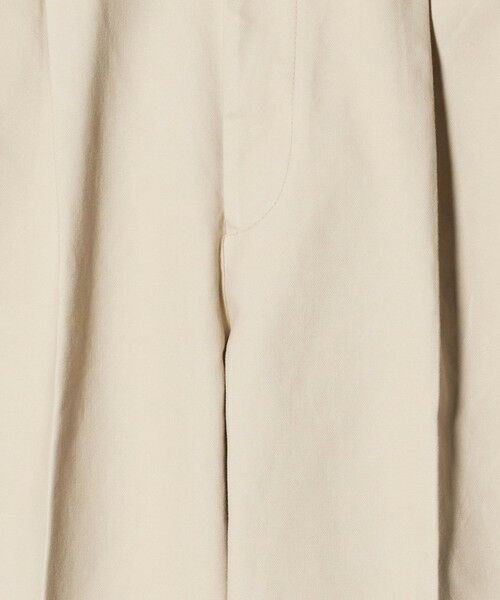 green label relaxing / グリーンレーベル リラクシング スラックス・ドレスパンツ | DC コットン 1プリーツ ストレート ドレスチノ パンツ | 詳細14