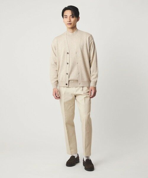 green label relaxing / グリーンレーベル リラクシング スラックス・ドレスパンツ | DC コットン 1プリーツ ストレート ドレスチノ パンツ | 詳細2