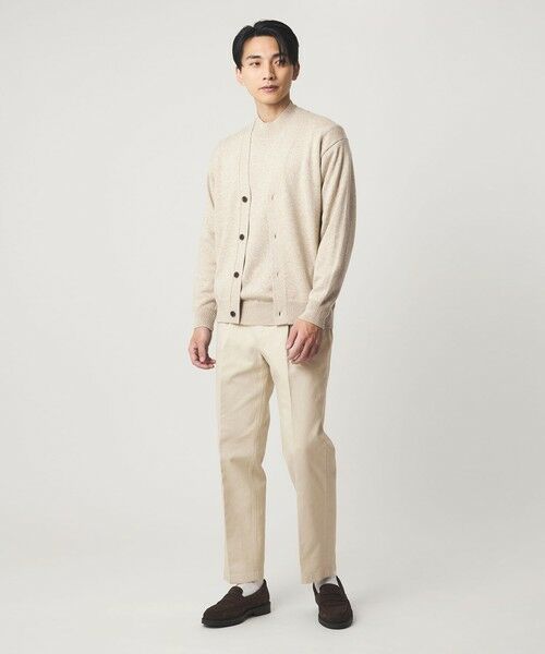 green label relaxing / グリーンレーベル リラクシング スラックス・ドレスパンツ | DC コットン 1プリーツ ストレート ドレスチノ パンツ | 詳細3