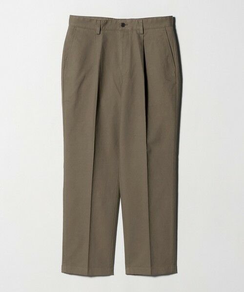 green label relaxing / グリーンレーベル リラクシング スラックス・ドレスパンツ | DC コットン 1プリーツ ストレート ドレスチノ パンツ | 詳細22