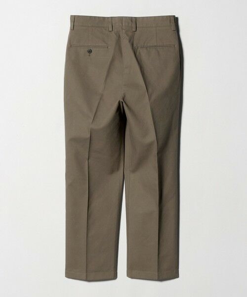 green label relaxing / グリーンレーベル リラクシング スラックス・ドレスパンツ | DC コットン 1プリーツ ストレート ドレスチノ パンツ | 詳細23