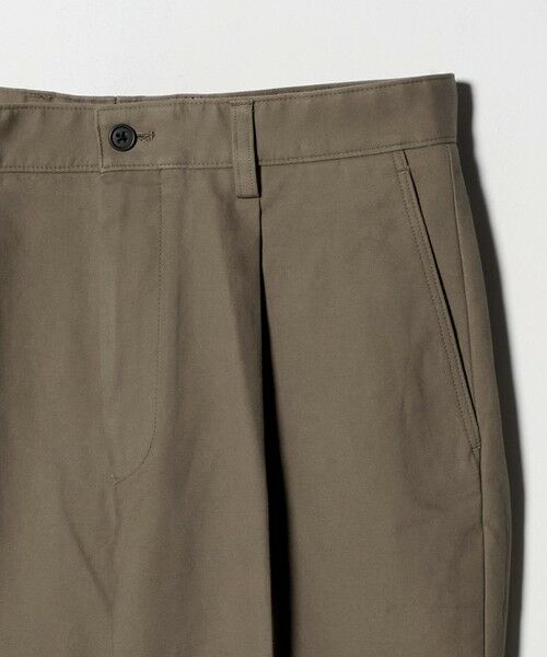green label relaxing / グリーンレーベル リラクシング スラックス・ドレスパンツ | DC コットン 1プリーツ ストレート ドレスチノ パンツ | 詳細24