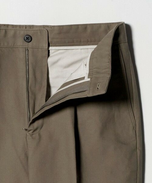 green label relaxing / グリーンレーベル リラクシング スラックス・ドレスパンツ | DC コットン 1プリーツ ストレート ドレスチノ パンツ | 詳細25