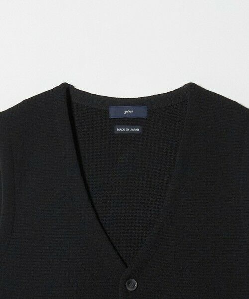 green label relaxing / グリーンレーベル リラクシング ベスト | ＜gim＞25F H/MLN ニット ジレ ベスト -ウォッシャブル- | 詳細5