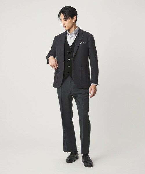 green label relaxing / グリーンレーベル リラクシング ベスト | ＜gim＞25F H/MLN ニット ジレ ベスト -ウォッシャブル- | 詳細2