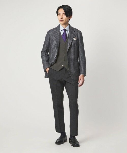 green label relaxing / グリーンレーベル リラクシング ベスト | ＜gim＞25F H/MLN ニット ジレ ベスト -ウォッシャブル- | 詳細9