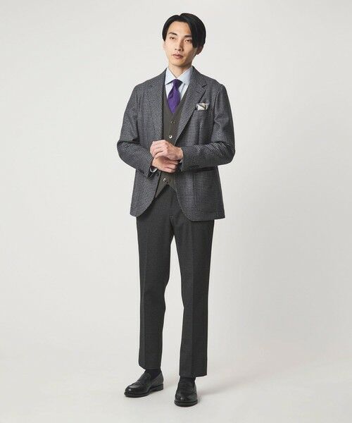 green label relaxing / グリーンレーベル リラクシング ベスト | ＜gim＞25F H/MLN ニット ジレ ベスト -ウォッシャブル- | 詳細10