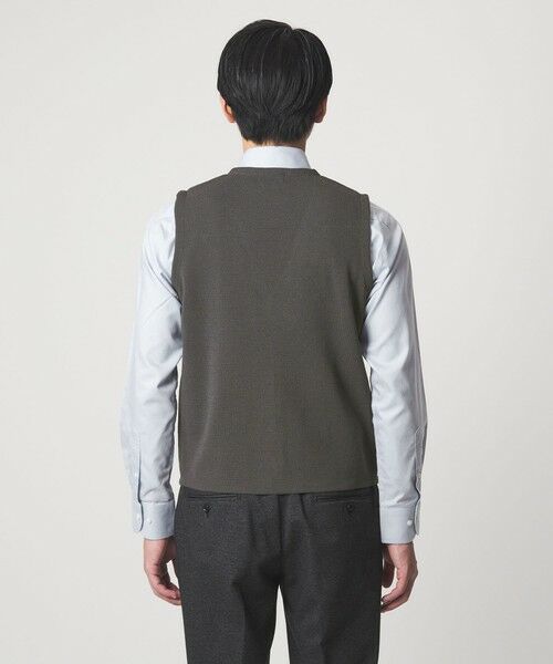 green label relaxing / グリーンレーベル リラクシング ベスト | ＜gim＞25F H/MLN ニット ジレ ベスト -ウォッシャブル- | 詳細13
