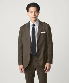 green label relaxing / グリーンレーベル リラクシング テーラードジャケット | GLR CLOTH フラノ柄 2B RG ジャケット -ストレッチ-