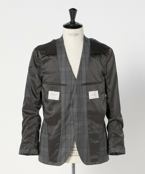 green label relaxing / グリーンレーベル リラクシング テーラードジャケット | GLR CLOTH フラノ柄 2B RG ジャケット -ストレッチ- | 詳細18