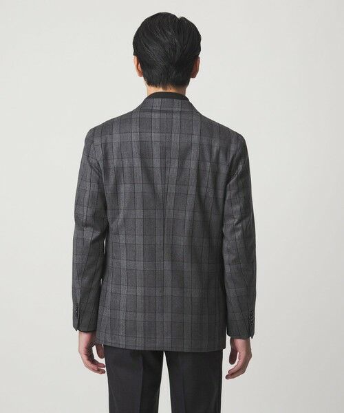 green label relaxing / グリーンレーベル リラクシング テーラードジャケット | GLR CLOTH フラノ柄 2B RG ジャケット -ストレッチ- | 詳細4