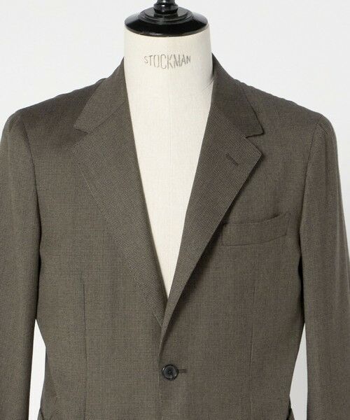 green label relaxing / グリーンレーベル リラクシング テーラードジャケット | GLR CLOTH フラノ柄 2B RG ジャケット -ストレッチ- | 詳細30