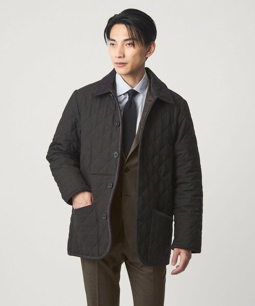 green label relaxing / グリーンレーベル リラクシング テーラードジャケット | GLR CLOTH フラノ柄 2B RG ジャケット -ストレッチ- | 詳細23