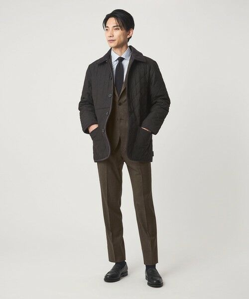 green label relaxing / グリーンレーベル リラクシング テーラードジャケット | GLR CLOTH フラノ柄 2B RG ジャケット -ストレッチ- | 詳細24