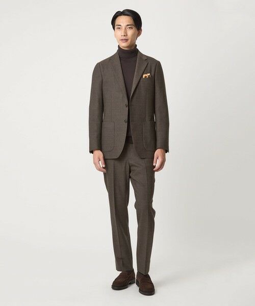 green label relaxing / グリーンレーベル リラクシング テーラードジャケット | A+ TWPU ホームスパン 2B スタンダード ジャケット -ウォッシャブル・ストレッチ- | 詳細3