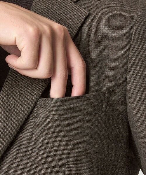 green label relaxing / グリーンレーベル リラクシング テーラードジャケット | A+ TWPU ホームスパン 2B スタンダード ジャケット -ウォッシャブル・ストレッチ- | 詳細11
