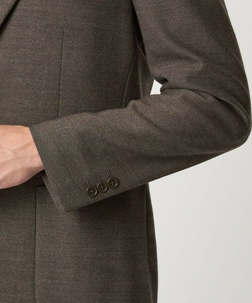 green label relaxing / グリーンレーベル リラクシング テーラードジャケット | A+ TWPU ホームスパン 2B スタンダード ジャケット -ウォッシャブル・ストレッチ- | 詳細8
