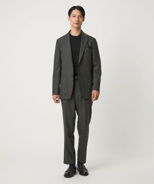 green label relaxing / グリーンレーベル リラクシング テーラードジャケット | A+ TWPU ホームスパン 2B スタンダード ジャケット -ウォッシャブル・ストレッチ- | 詳細16