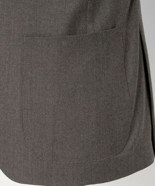 green label relaxing / グリーンレーベル リラクシング テーラードジャケット | GLR CLOTH フラノ無地 2B RG ジャケット -ストレッチ- | 詳細10