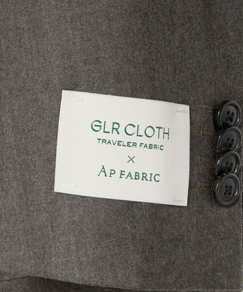 green label relaxing / グリーンレーベル リラクシング テーラードジャケット | GLR CLOTH フラノ無地 2B RG ジャケット -ストレッチ- | 詳細12