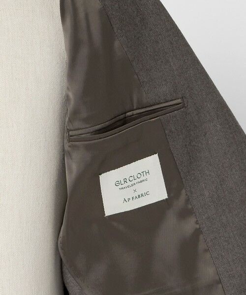 green label relaxing / グリーンレーベル リラクシング テーラードジャケット | GLR CLOTH フラノ無地 2B RG ジャケット -ストレッチ- | 詳細14