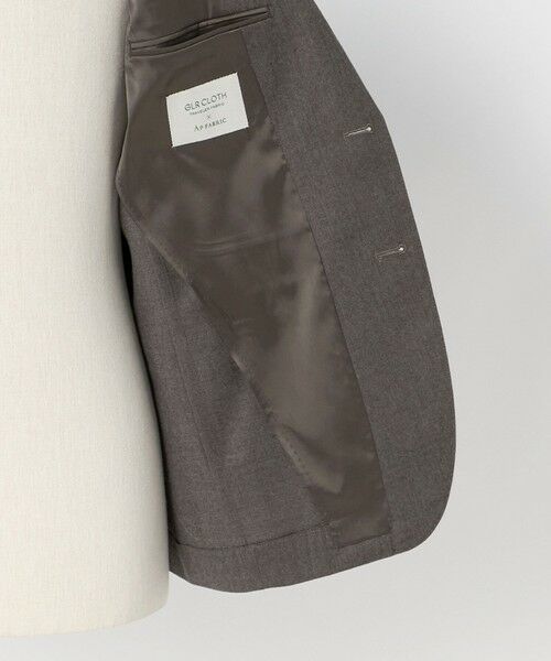 green label relaxing / グリーンレーベル リラクシング テーラードジャケット | GLR CLOTH フラノ無地 2B RG ジャケット -ストレッチ- | 詳細16