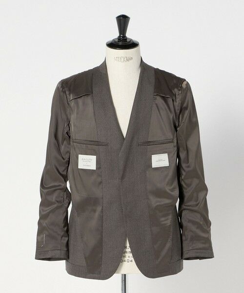 green label relaxing / グリーンレーベル リラクシング テーラードジャケット | GLR CLOTH フラノ無地 2B RG ジャケット -ストレッチ- | 詳細18