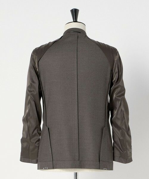 green label relaxing / グリーンレーベル リラクシング テーラードジャケット | GLR CLOTH フラノ無地 2B RG ジャケット -ストレッチ- | 詳細19