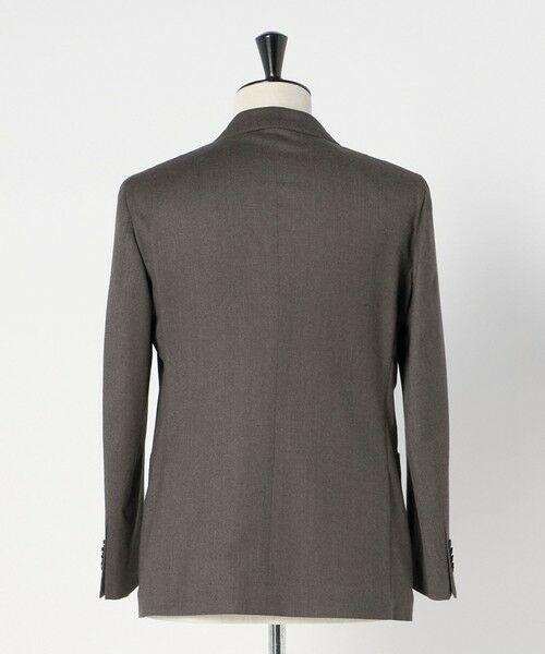 green label relaxing / グリーンレーベル リラクシング テーラードジャケット | GLR CLOTH フラノ無地 2B RG ジャケット -ストレッチ- | 詳細5