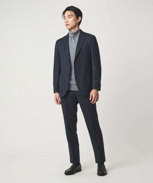 green label relaxing / グリーンレーベル リラクシング テーラードジャケット | GLR CLOTH フラノ無地 2B RG ジャケット -ストレッチ- | 詳細21