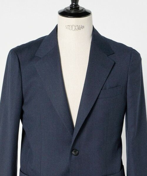 green label relaxing / グリーンレーベル リラクシング テーラードジャケット | GLR CLOTH フラノ無地 2B RG ジャケット -ストレッチ- | 詳細27