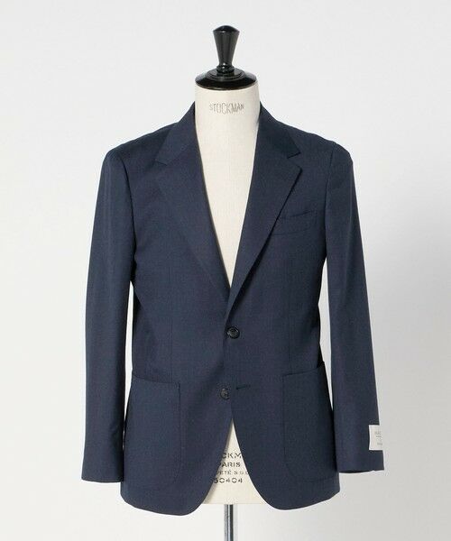 green label relaxing/グリーンレーベル リラクシング GLR CLOTH フラノ無地 2B RG ジャケット -ストレッチ- NAVY M green label relaxing/グリーンレーベル リラクシング GLR CLOTH フラノ無地 2B RG ジャケット -ストレッチ- NAVY M