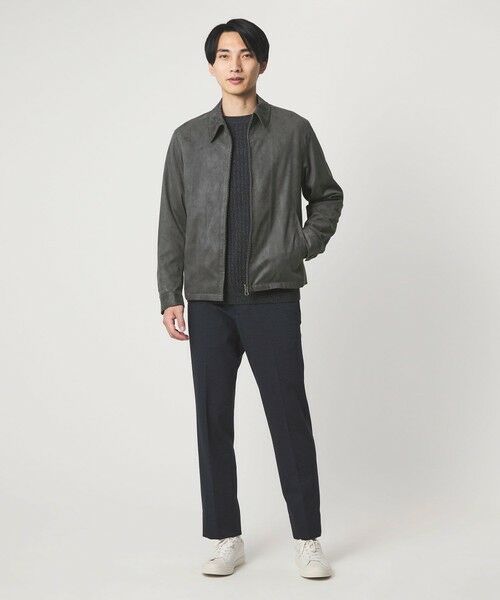 green label relaxing / グリーンレーベル リラクシング ブルゾン | DC ポリエステル スエードライク ブルゾン | 詳細1