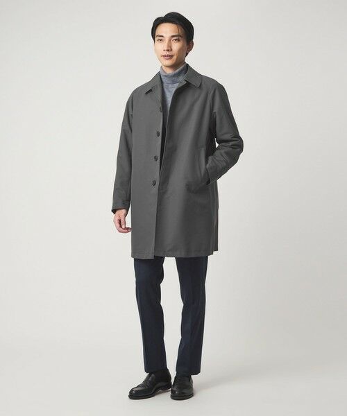 green label relaxing / グリーンレーベル リラクシング ステンカラーコート | A+ Pミノテック 2WAY ステンカラーコート -撥水・防風・保温・吸湿発熱・ライナー取外し可- | 詳細1