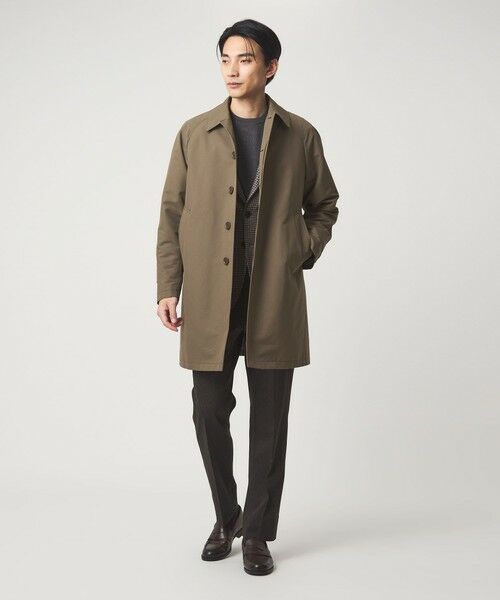 green label relaxing / グリーンレーベル リラクシング ステンカラーコート | A+ Pミノテック 2WAY ステンカラーコート -撥水・防風・保温・吸湿発熱・ライナー取外し可- | 詳細7