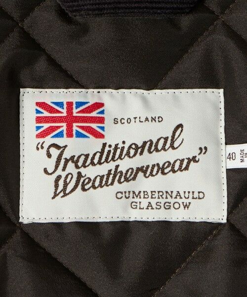 green label relaxing / グリーンレーベル リラクシング その他アウター | 【別注】＜Traditional Weatherwear＞GLR バーズアイ ブラウン WAVERLY キルティングジャケット | 詳細18