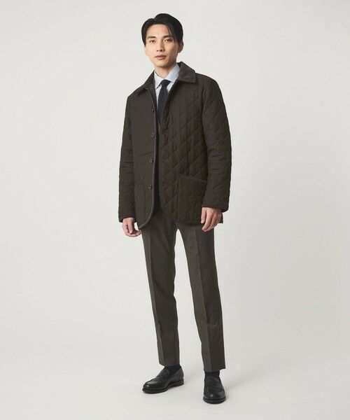 green label relaxing / グリーンレーベル リラクシング その他アウター | 【別注】＜Traditional Weatherwear＞GLR バーズアイ ブラウン WAVERLY キルティングジャケット | 詳細2