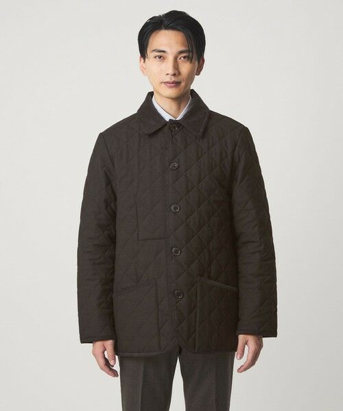 green label relaxing / グリーンレーベル リラクシング その他アウター | 【別注】＜Traditional Weatherwear＞GLR バーズアイ ブラウン WAVERLY キルティングジャケット | 詳細3