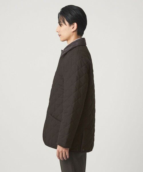 green label relaxing / グリーンレーベル リラクシング その他アウター | 【別注】＜Traditional Weatherwear＞GLR バーズアイ ブラウン WAVERLY キルティングジャケット | 詳細4
