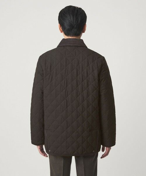 green label relaxing / グリーンレーベル リラクシング その他アウター | 【別注】＜Traditional Weatherwear＞GLR バーズアイ ブラウン WAVERLY キルティングジャケット | 詳細5