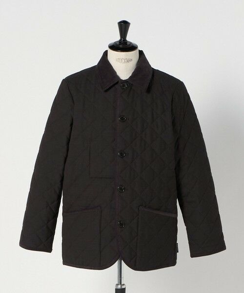 green label relaxing / グリーンレーベル リラクシング その他アウター | 【別注】＜Traditional Weatherwear＞GLR バーズアイ ブラウン WAVERLY キルティングジャケット | 詳細6