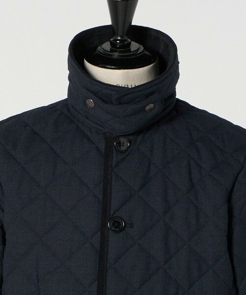 green label relaxing / グリーンレーベル リラクシング その他アウター | 【別注】＜Traditional Weatherwear＞GLR バーズアイ ネイビー WAVERLY キルティングジャケット | 詳細10