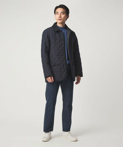 green label relaxing / グリーンレーベル リラクシング その他アウター | 【別注】＜Traditional Weatherwear＞GLR バーズアイ ネイビー WAVERLY キルティングジャケット | 詳細2