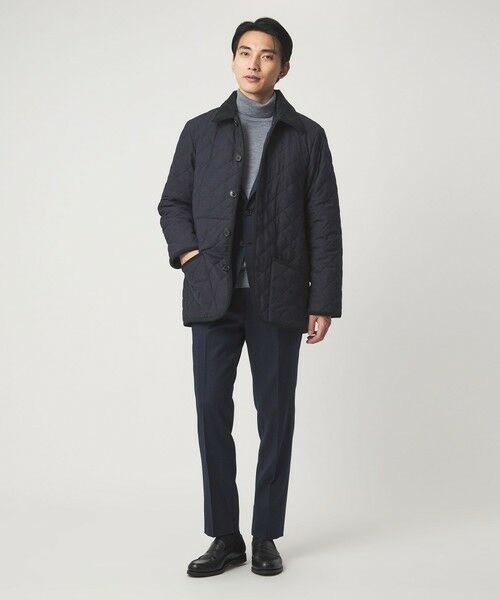 green label relaxing / グリーンレーベル リラクシング その他アウター | 【別注】＜Traditional Weatherwear＞GLR バーズアイ ネイビー WAVERLY キルティングジャケット | 詳細3