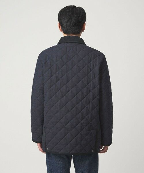 green label relaxing / グリーンレーベル リラクシング その他アウター | 【別注】＜Traditional Weatherwear＞GLR バーズアイ ネイビー WAVERLY キルティングジャケット | 詳細6
