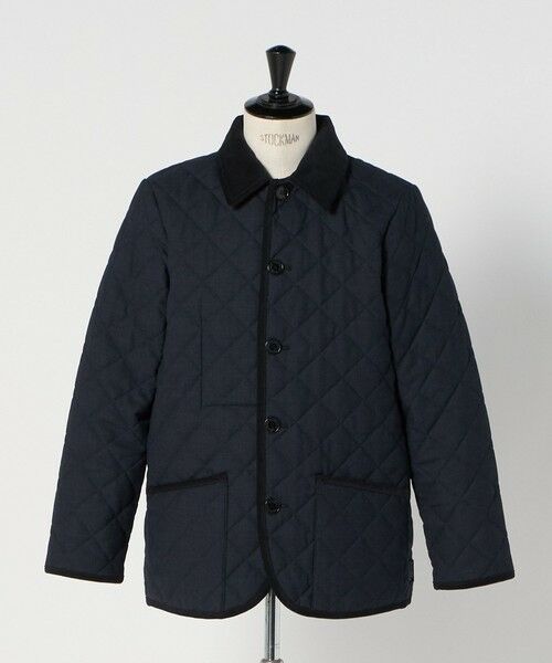 green label relaxing / グリーンレーベル リラクシング その他アウター | 【別注】＜Traditional Weatherwear＞GLR バーズアイ ネイビー WAVERLY キルティングジャケット | 詳細7