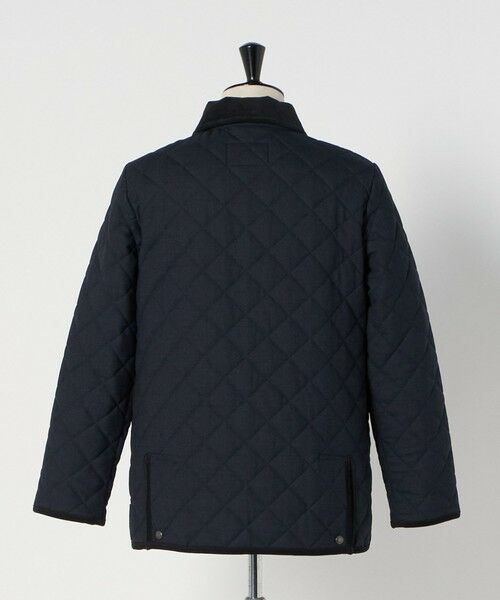 green label relaxing / グリーンレーベル リラクシング その他アウター | 【別注】＜Traditional Weatherwear＞GLR バーズアイ ネイビー WAVERLY キルティングジャケット | 詳細8